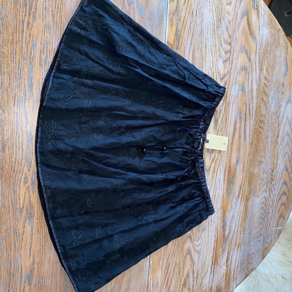 STETSON embroidered elastic waist cotton skirt/NWT - Picture 4 of 6